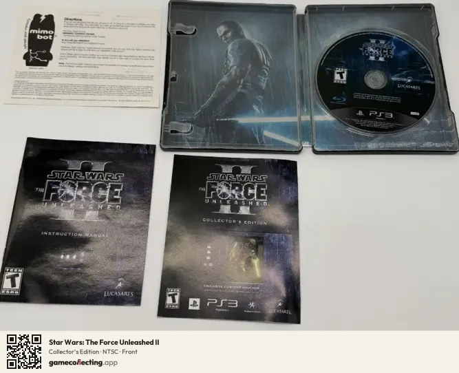 Star Wars: The Force Unleashed II PlayStation 3, NTSC box front