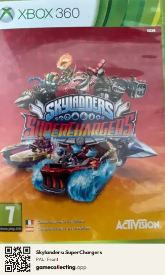 Skylanders: SuperChargers Xbox 360, PAL box front