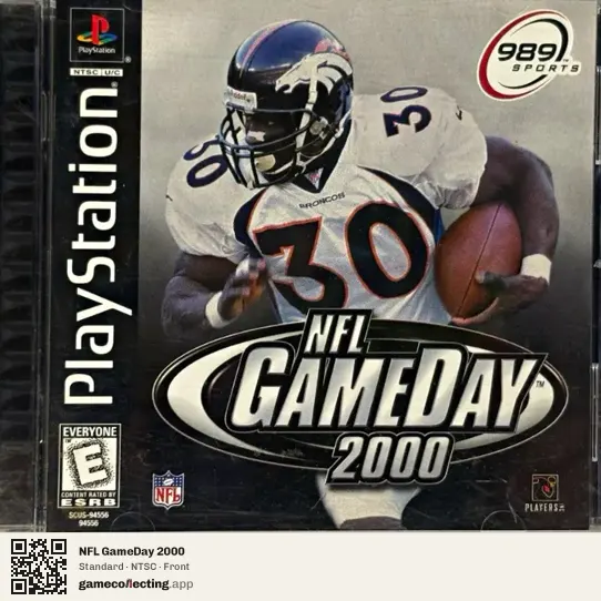 NFL GameDay 2000 PlayStation, NTSC box front