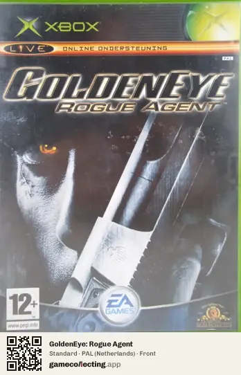GoldenEye: Rogue Agent Xbox, Netherlands box front