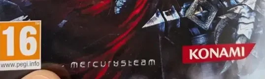 Castlevania: Lords of Shadow, the PEGI square on its front