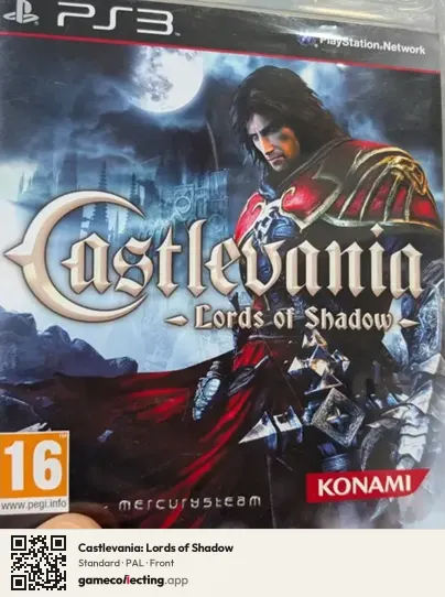Castlevania: Lords of Shadow PlayStation 3, PAL box front
