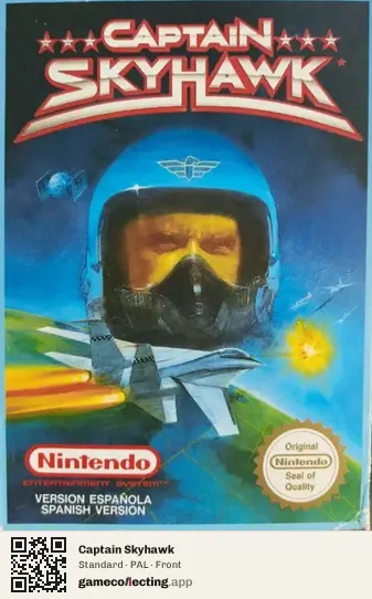 Captain Skyhawk Nintendo Entertainment System, PAL box front