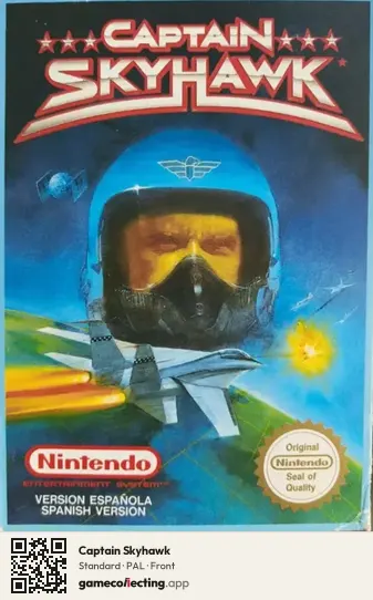 Captain Skyhawk Nintendo Entertainment System, PAL box front