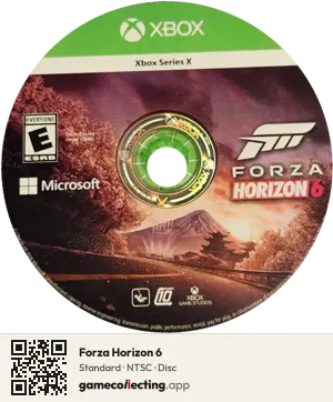 Forza Horizon 6 Xbox Series X, NTSC disc