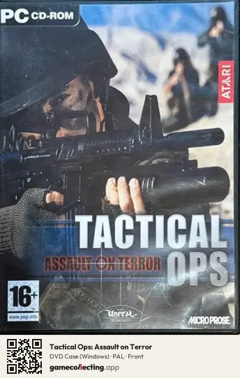 Tactical Ops: Assault on Terror Computer, PAL box front