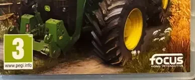 Farming Simulator 20, the PEGI square on its front
