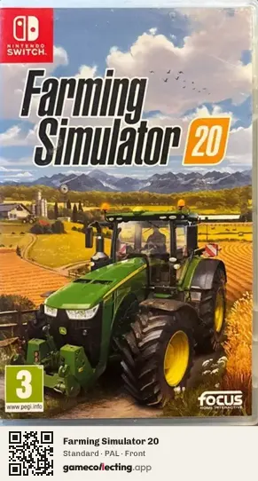 Farming Simulator 20 Nintendo Switch, PAL box front