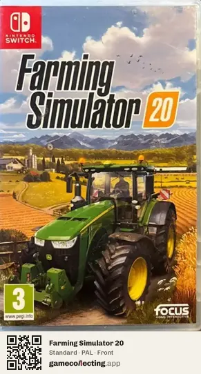 Farming Simulator 20 Nintendo Switch, PAL box front