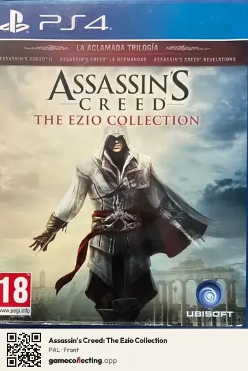 Assassin's Creed: The Ezio Collection PlayStation 4, PAL box front