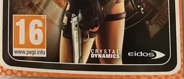 Tomb Raider: Anniversary, the PEGI square on its front