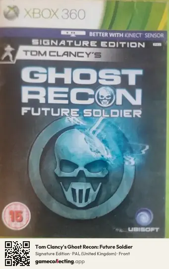 Tom Clancy's Ghost Recon: Future Soldier Xbox 360, United Kingdom box front