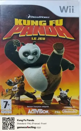 Kung Fu Panda Nintendo Wii, France box front