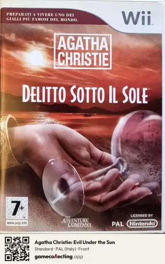 Agatha Christie: Evil Under the Sun Nintendo Wii, Italy box front