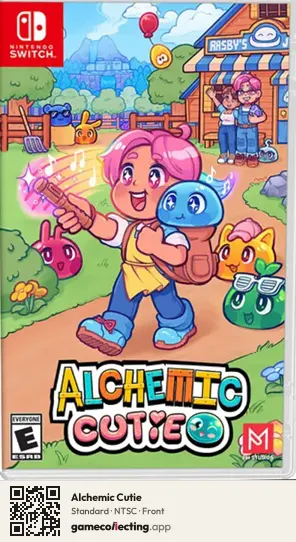 Alchemic Cutie Nintendo Switch, NTSC box front