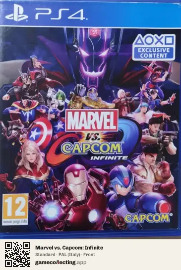 Marvel vs. Capcom: Infinite PlayStation 4, Italy box front
