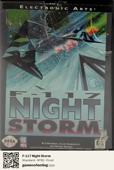 F-117 Night Storm Sega Mega Drive / Genesis, NTSC box front