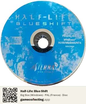 Half-Life: Blue Shift Computer, PAL disc