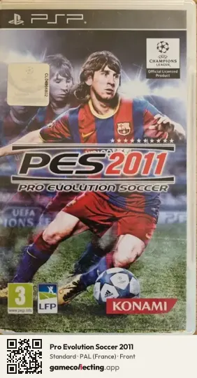 Pro Evolution Soccer 2011 PlayStation Portable, France box front