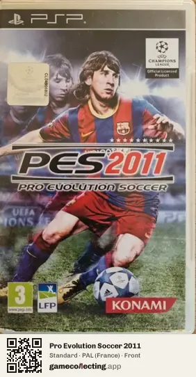Pro Evolution Soccer 2011 PlayStation Portable, France box front