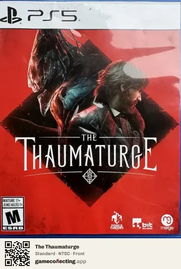 The Thaumaturge PlayStation 5, NTSC box front