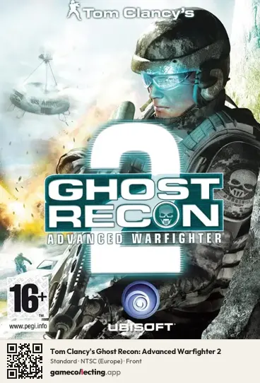Tom Clancy's Ghost Recon: Advanced Warfighter 2 PlayStation 3, Europe box front