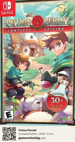 Potion Permit Nintendo Switch, NTSC box front