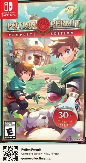 Potion Permit Nintendo Switch, NTSC box front