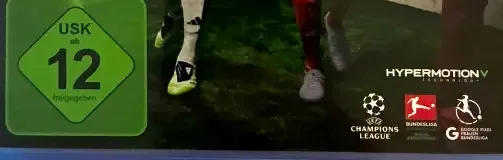 EA Sports FC 26, the USK square on its front
