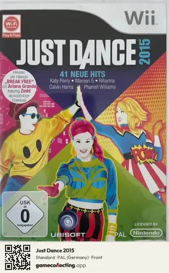 Just Dance 2015 Nintendo Wii, Germany box front