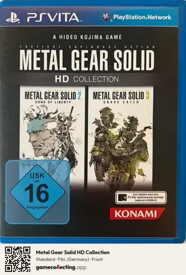 Metal Gear Solid HD Collection PlayStation Vita, Germany box front