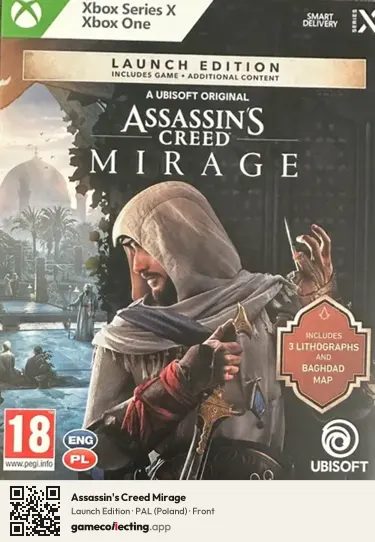 Assassin's Creed Mirage Xbox Series X, Poland box front