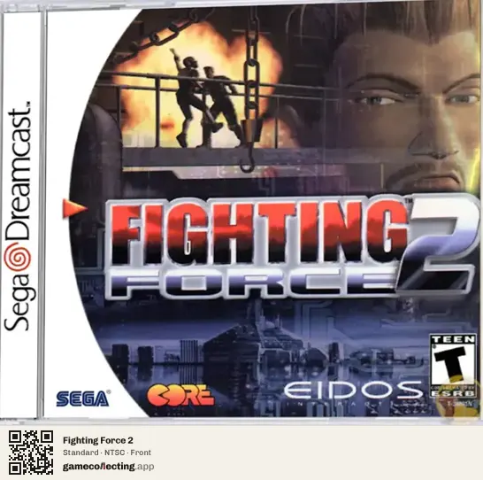 Fighting Force 2 Sega Dreamcast, NTSC box front