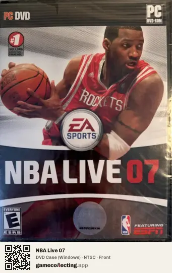 NBA Live 07 Computer, NTSC box front