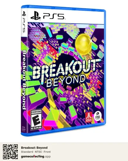 Breakout: Beyond PlayStation 5, NTSC box front