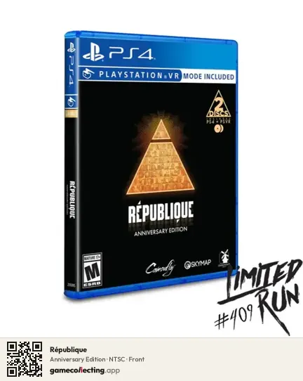 République PlayStation 4, NTSC box front