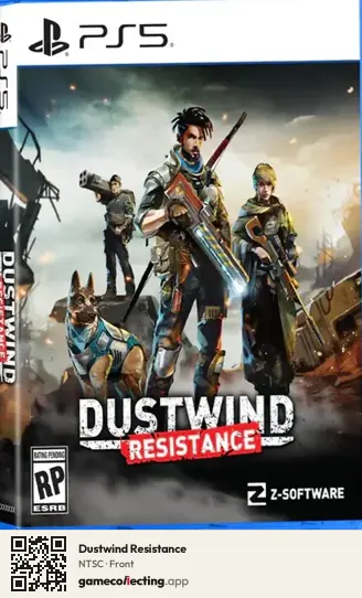 Dustwind Resistance PlayStation 5, NTSC box front