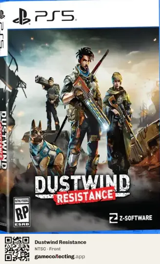 Dustwind Resistance PlayStation 5, NTSC box front
