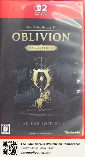 The Elder Scrolls IV: Oblivion Remastered Nintendo Switch 2, Asia box front