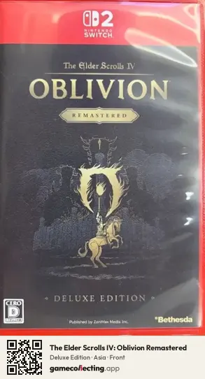 The Elder Scrolls IV: Oblivion Remastered Nintendo Switch 2, Asia box front