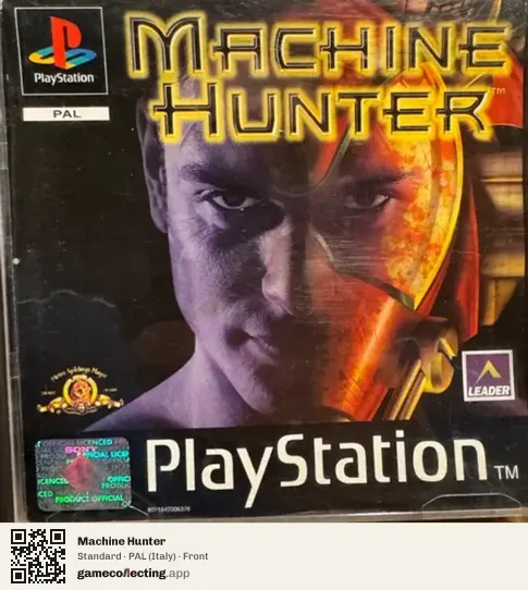 Machine Hunter PlayStation, Italy box front