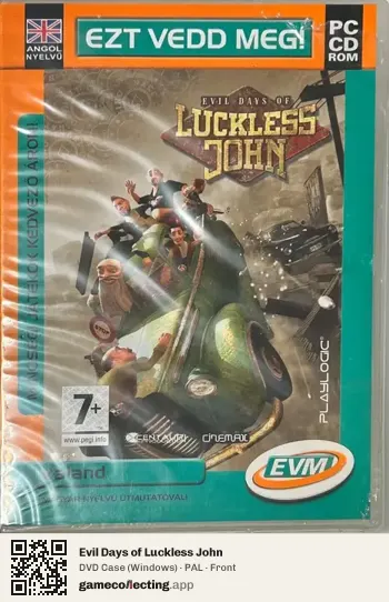 Evil Days of Luckless John Computer, PAL box front