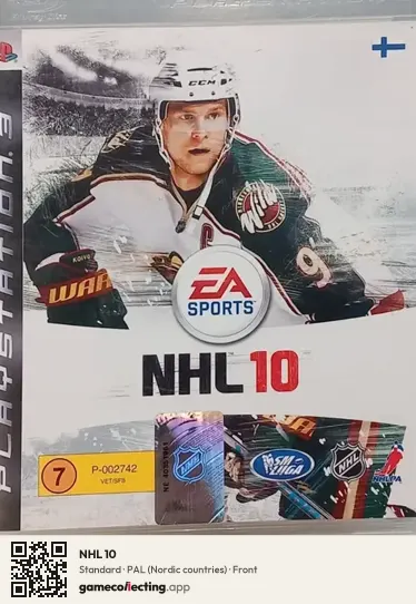NHL 10 PlayStation 3, Nordic countries box front