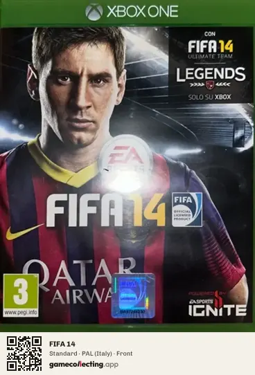 FIFA 14 Xbox One, Italy box front