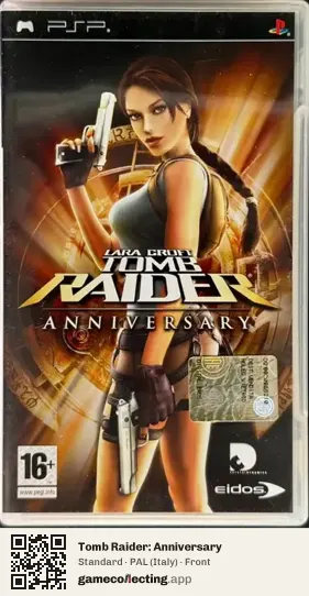 Tomb Raider: Anniversary PlayStation Portable, Italy box front