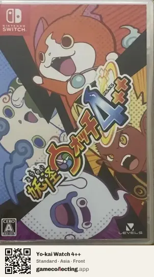 Yo-kai Watch 4++ Nintendo Switch, Asia box front