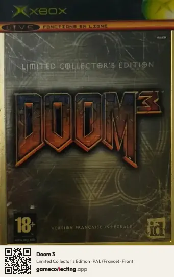 Doom 3 Xbox, France box front