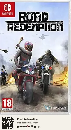 Road Redemption Nintendo Switch, PAL box front