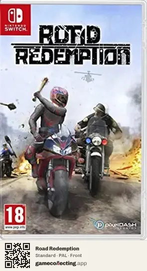 Road Redemption Nintendo Switch, PAL box front