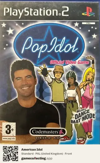 American Idol PlayStation 2, United Kingdom box front
